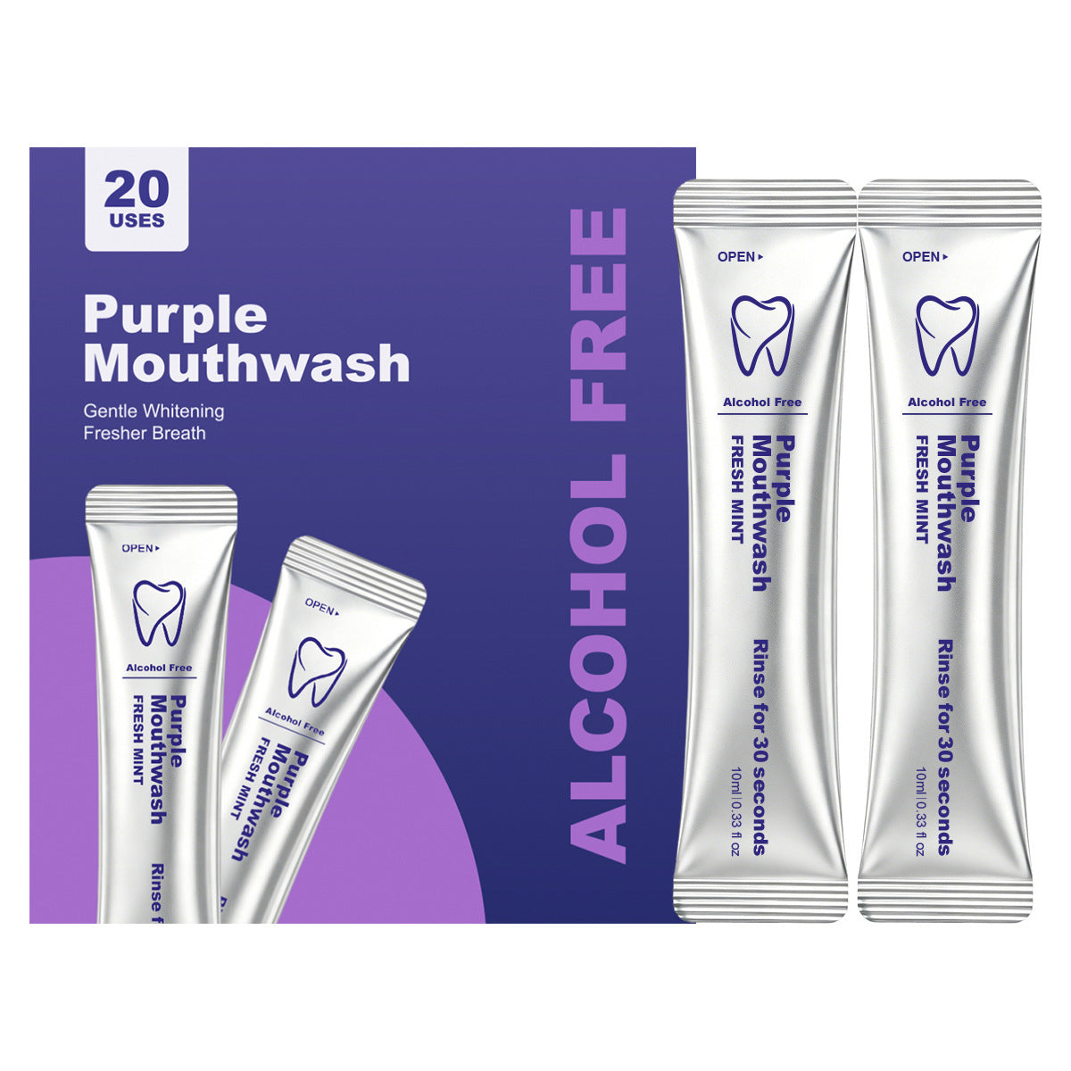 Purple Mouthwash – Fresh Breath & Oral Hygiene