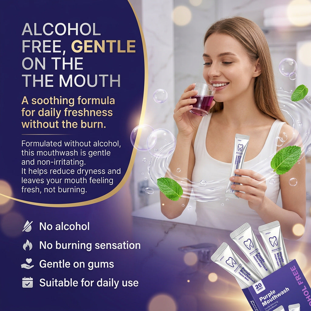 Purple Mouthwash – Fresh Breath & Oral Hygiene