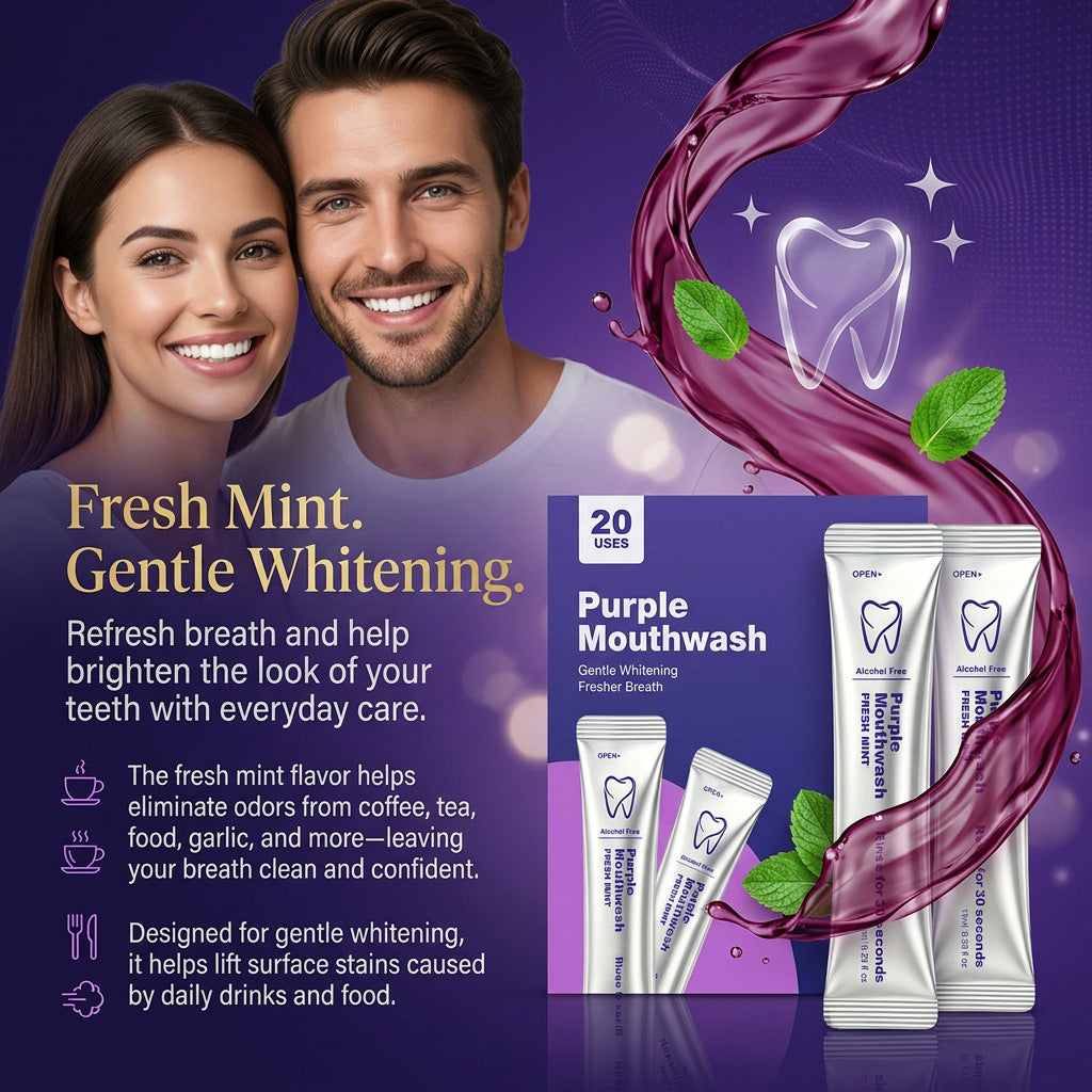 Purple Mouthwash – Fresh Breath & Oral Hygiene