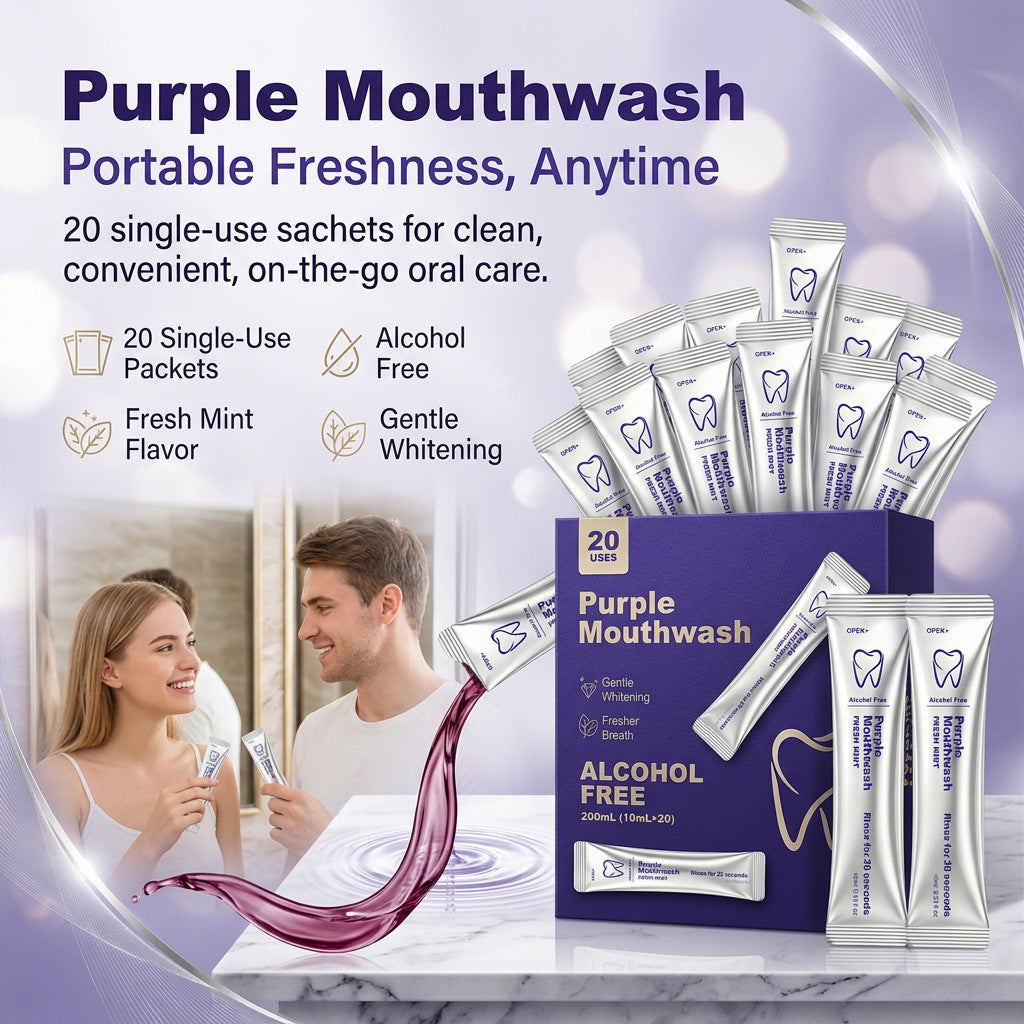 Purple Mouthwash – Fresh Breath & Oral Hygiene
